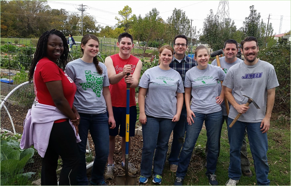 PASA students volunteering